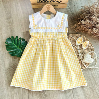 THE PICNIC COTTON DRESS  ❤️Colour : Yellow White Gingham❤️ 🩷…