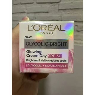 [รุ่นใหม่/พร้อมส่ง} L'OREAL PARIS Glycolic-Bright Glowing ลอรีอัล ปารีส ไกลโคลิค-ไบรท์ โกลว์อิ้ง