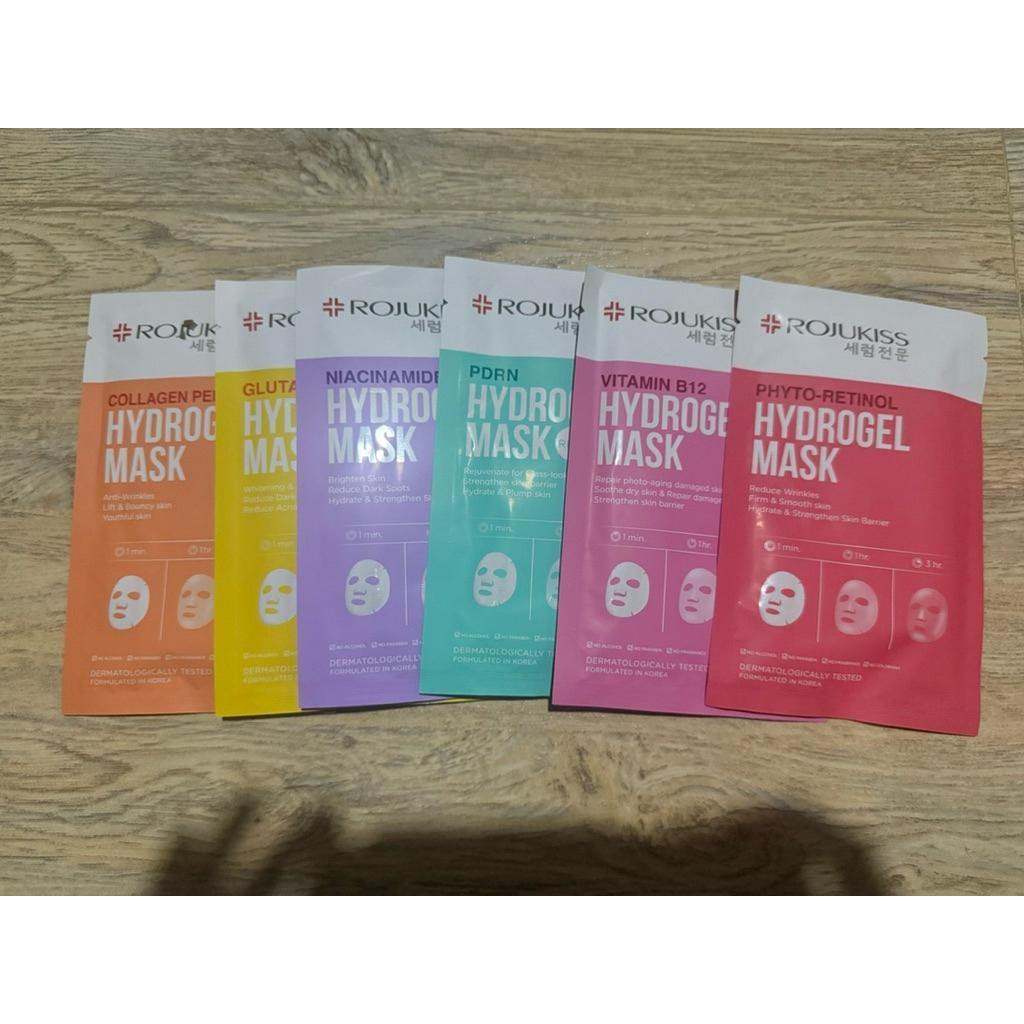 Rojukiss Hydrogel Mask 33g มีหลายสี