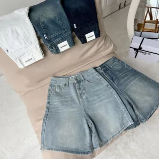 Beberlin กางเกงยีนส์ขาสั้น3ส่วน รุ่น Jorts jeans / No : 1003