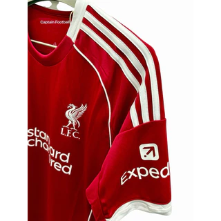 เสื้อทีมฟุตบอล ลิเวอร์พูล 2025/26 HOME เกรดแฟนบอล