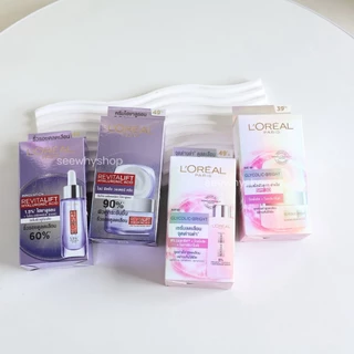 แท้/ส่งไว [ยกกล่อง6ซอง] LOREAL Revitalift / Glycolic-Bright ลอรีอัล รีไวทัลลิฟท์/ไกลโคลิค ครีม/ เซรั่ม