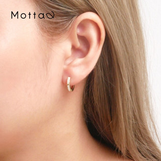 Motta Earring ต่างหูห่วงประดับไข่มุก