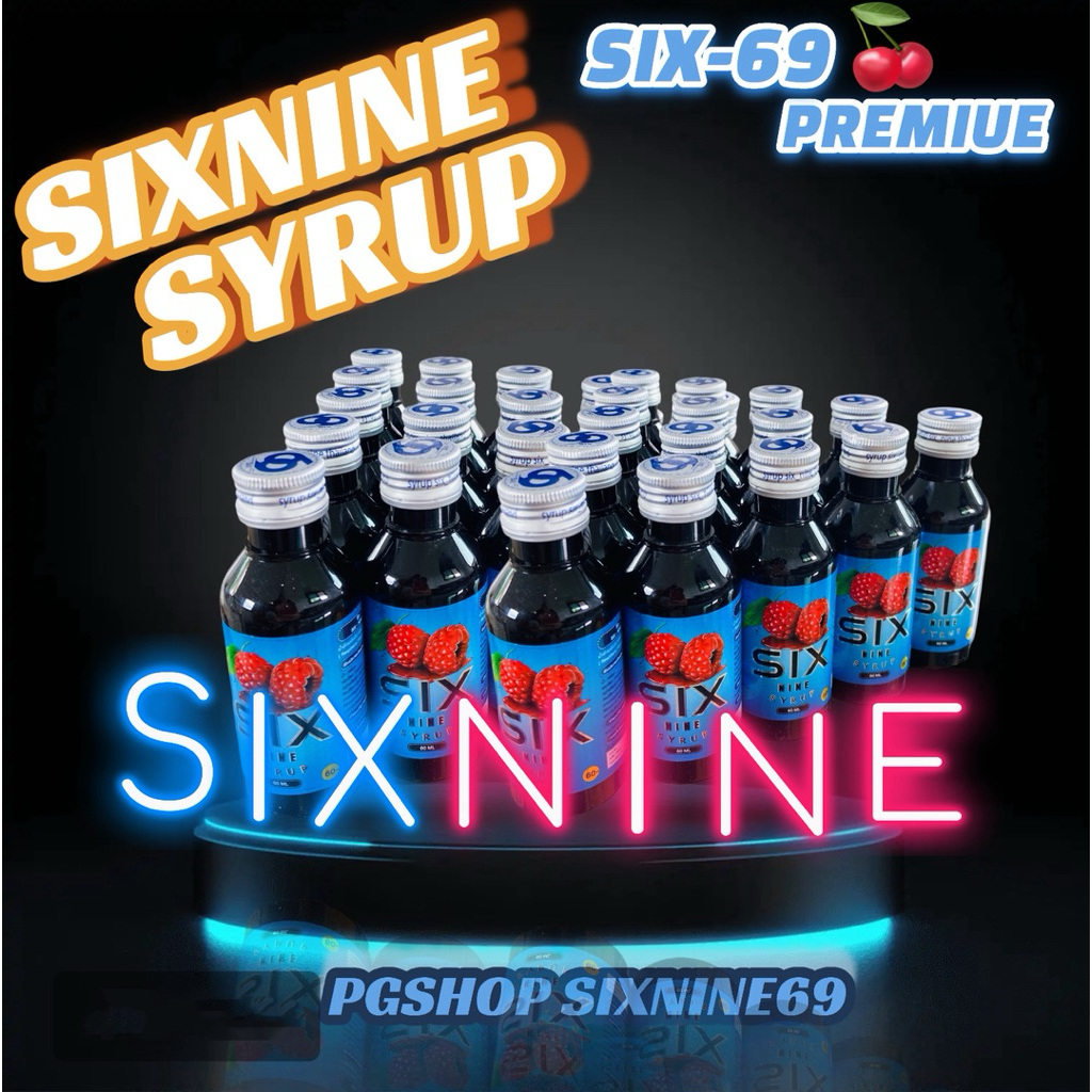 SIX-NINE [50ขวด] หัวเชื่อนำหวานชนิดเข้มข้น กลิ่นราสเบอร์รี เกรดพรีเมียมจากโรงงาน 100% สี ฝาเลือกได้ 