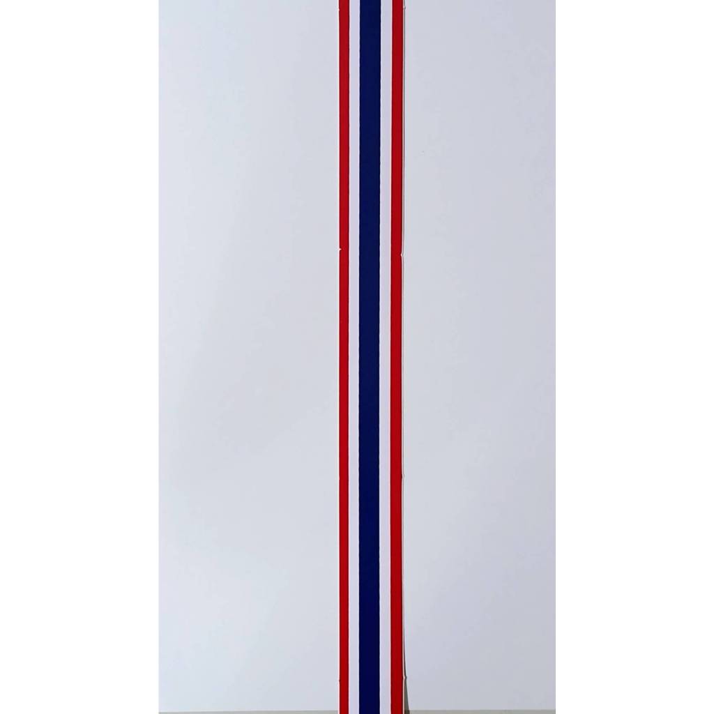 สติ๊กเกอร์แต่งรถ #สติ๊กเกอร์รถซิ่ง #ธงชาติไทย #ธงชาติ #ริ้วธงชาติไทย ขนาด ยาว 52.5 ซม. สูง 2 ซม.