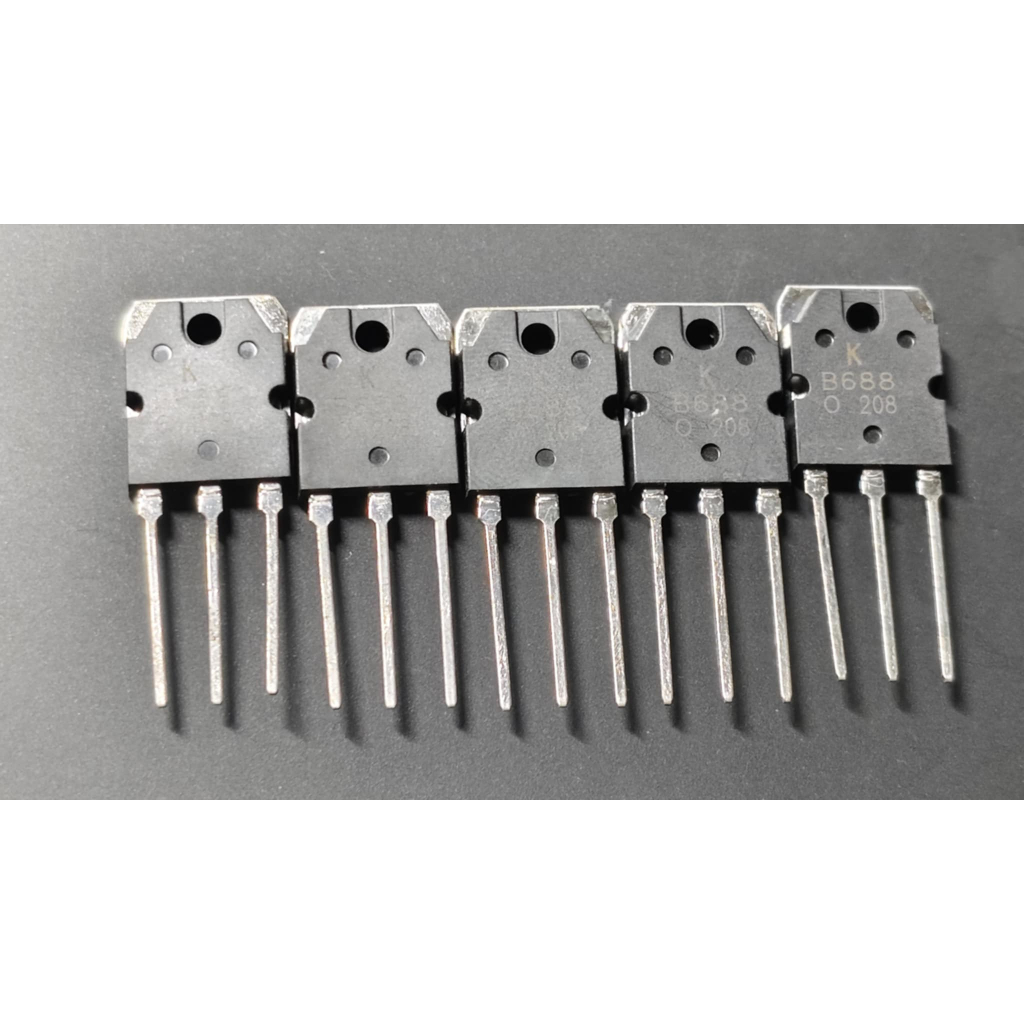 5 ชิ้น B688 ทรานซิสเตอร์ (Transistor) ประเภท NPN Bipolar Junction Transistor (BJT)