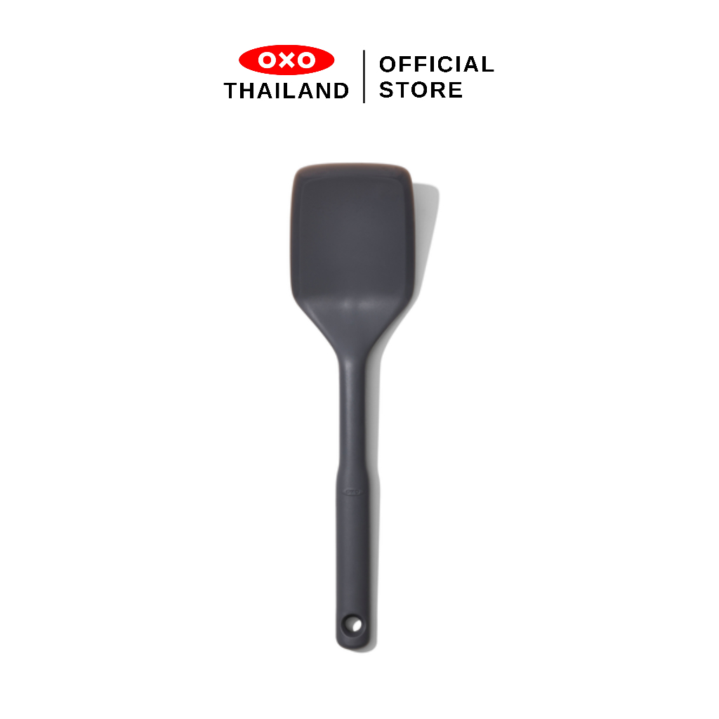 OXO ตะหลิวซิลิโคน รุ่นเฟล็กซิเบิล รุ่นใหม่ I OXO SILICONE EVERYDAY FLEXIBLE TURNER - PEPPERCORN