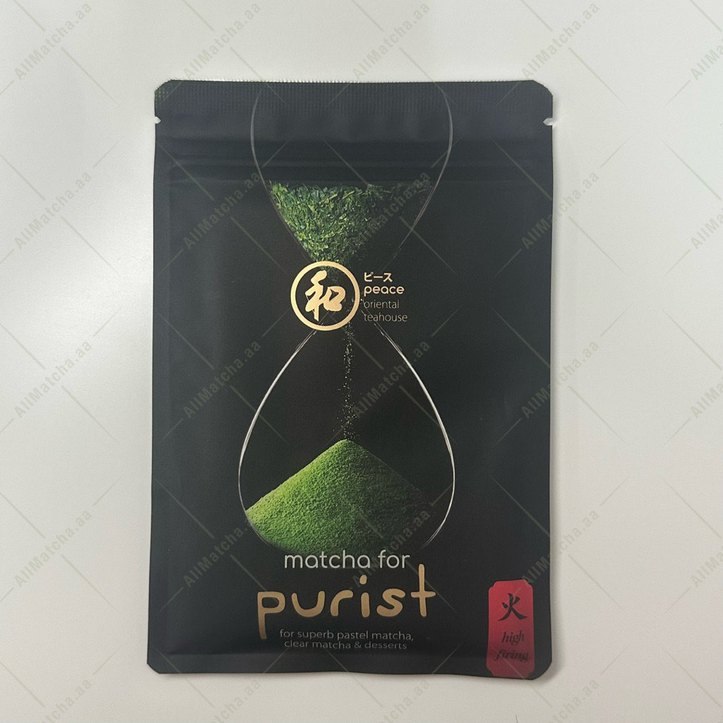 Purist (high firing) - Peace oriental teahouse มัทฉะ 100% 40 กรัม