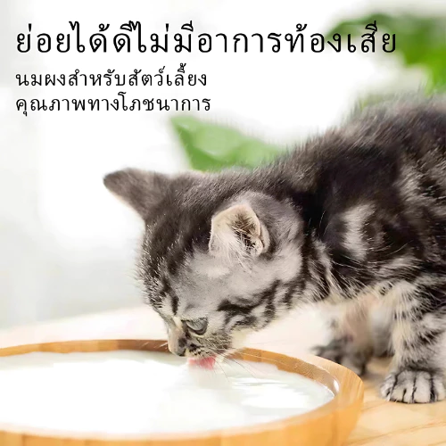 นมแพะผงแมว-สุนัข 300g โปรตีนสูง แคลเซียมสูง เสริมภูมิ thumbnail 10