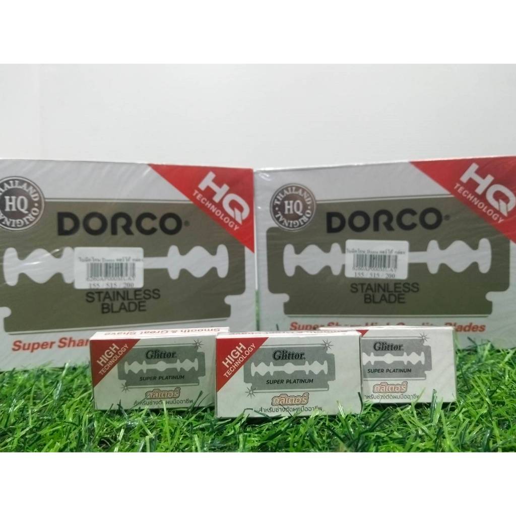 DORCO/Glittor กลิเตอร์ ใบมีดโกน สำหรับช่าง สำหรับโกนหนวด 100เล่ม/กล่อง #ส่งด่วนจากไทย ถึงไวแน่นอน# ราคา ถูกที่สุด ดีลบีเคเค แกลเลอรีภาพที่ 3