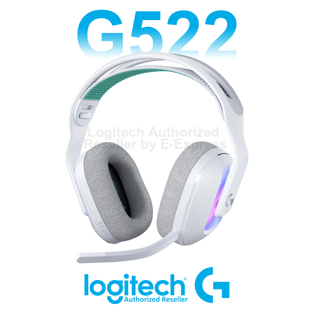 Logitech G522 Lightspeed Wireless Headset [White] หูฟังเกมมิ่ง ไร้สาย สีขาว ของแท้ ประกันศูนย์ 2ปี