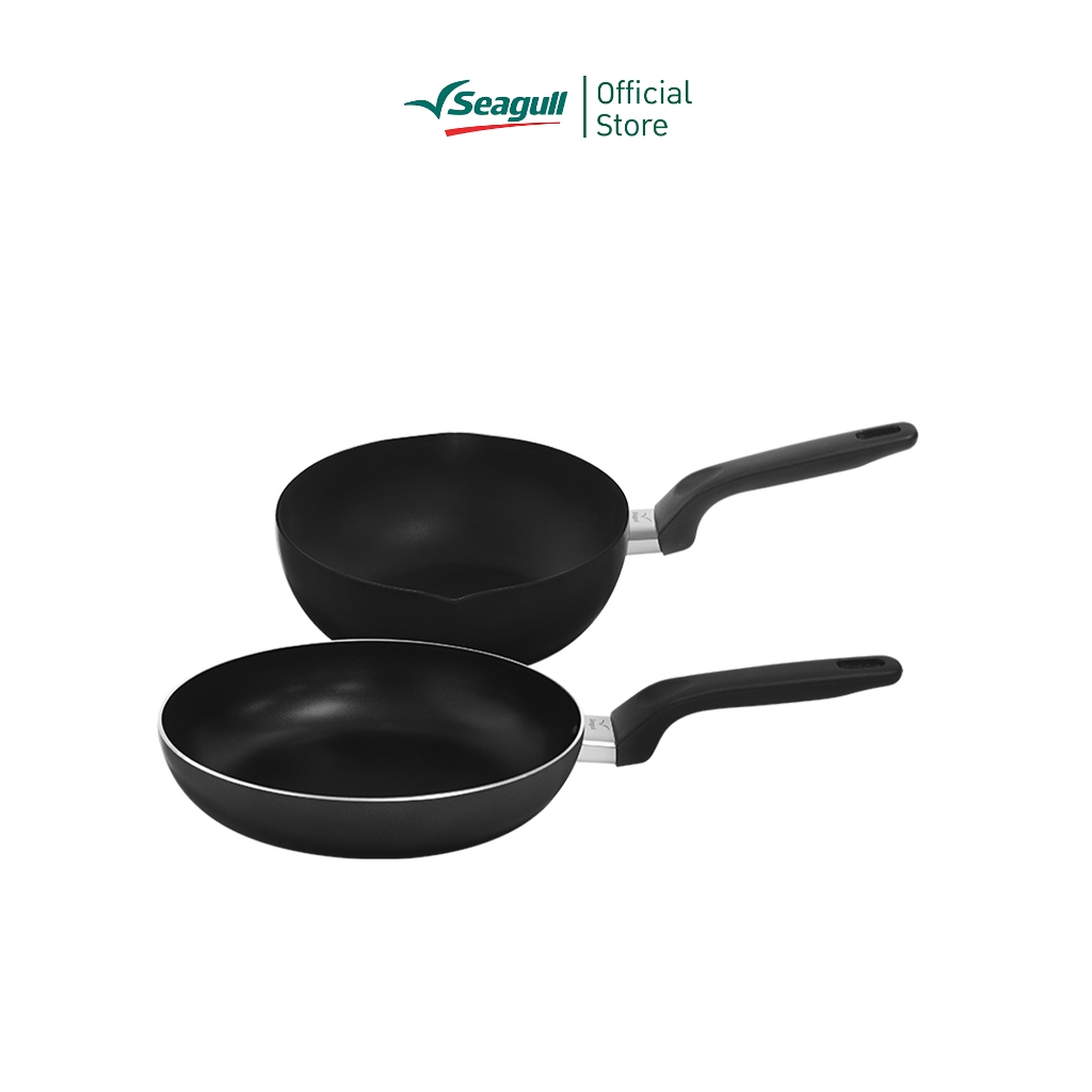Seagull ชุดเครื่องครัวนอนสติ๊ก เพอร์เฟค คิท (2 ชิ้น) Perfect Kit Non-stick Cookware Set