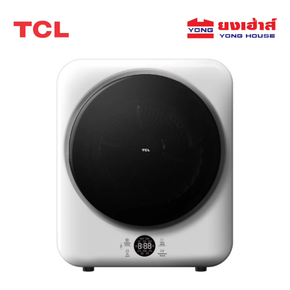 TCL Mini Dryer เครื่องอบผ้าฝาหน้า รุ่น WT04KFDYW ความจุ 4KG สีขาว เครื่องอบผ้า