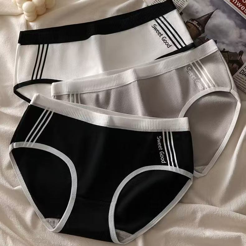 กางเกงชั้นใน ผ้าฝ้าย ระบายอากาศ สวม ใส่สบาย ผ้านิ่มมากUnderwear กางเกงใน ผู้หญิง กางเกงชั้นใน ทรงสปอร์ผ้าฝ้าย เป้า2ชั้น - รูปที่ 5