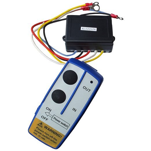 เครื่องกว้านไฟฟ้ารีโมทคอนโทรลแบบไร้สายแบบม้วน 12V24V