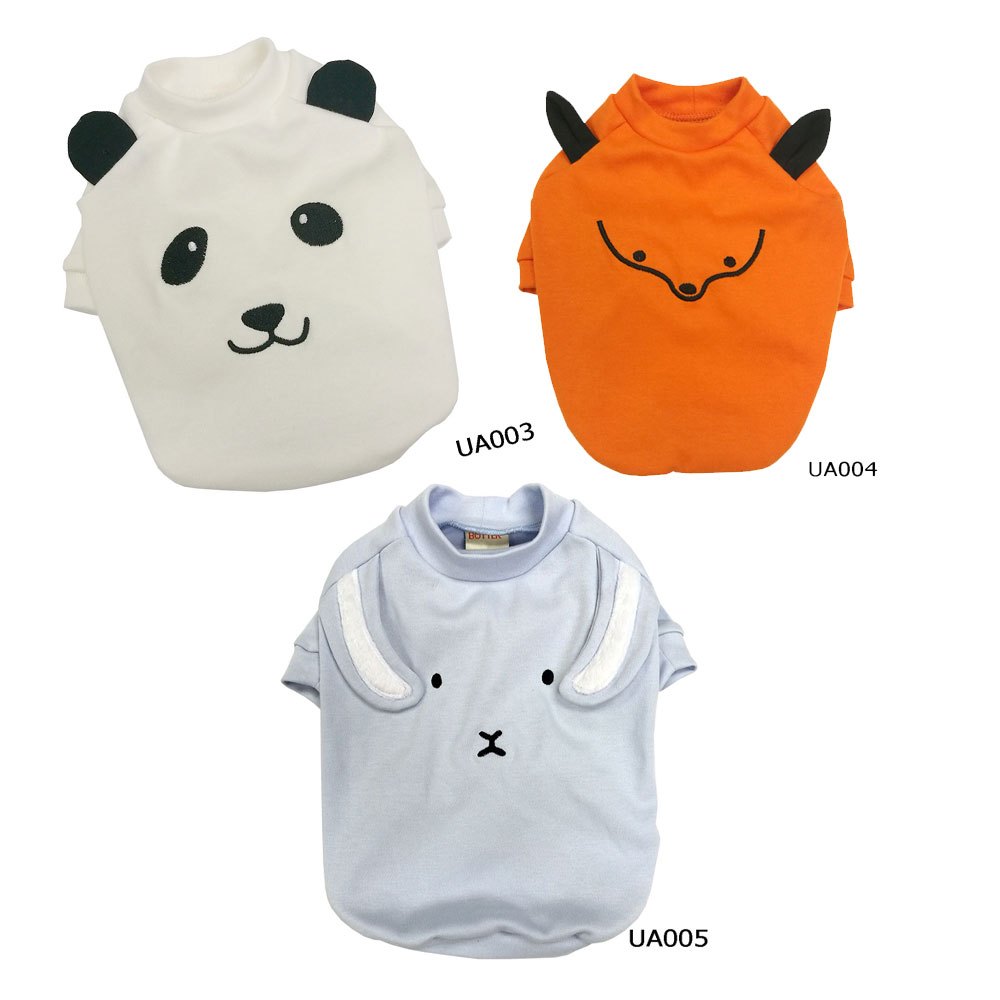BUTTER DOGWEAR เสื้อยืด ปักลาย สำหรับสุนัข แมว หรือ สัตว์เลี้ยง รุ่น UA003 UA004 และ UC005