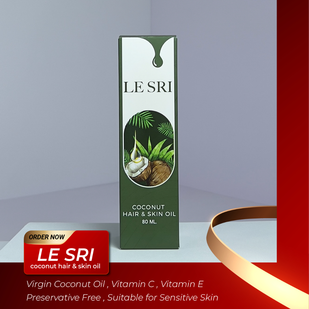 LE SRI Coconut Hair & Skin Oil