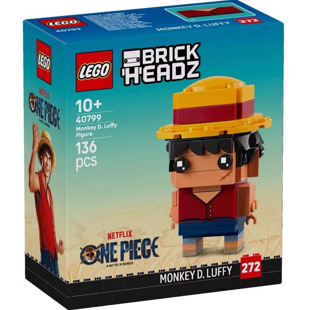 Lego BrickHeadz 40799 Monkey D. Luffy Figure จัดส่งไว ของแท้ครับ
