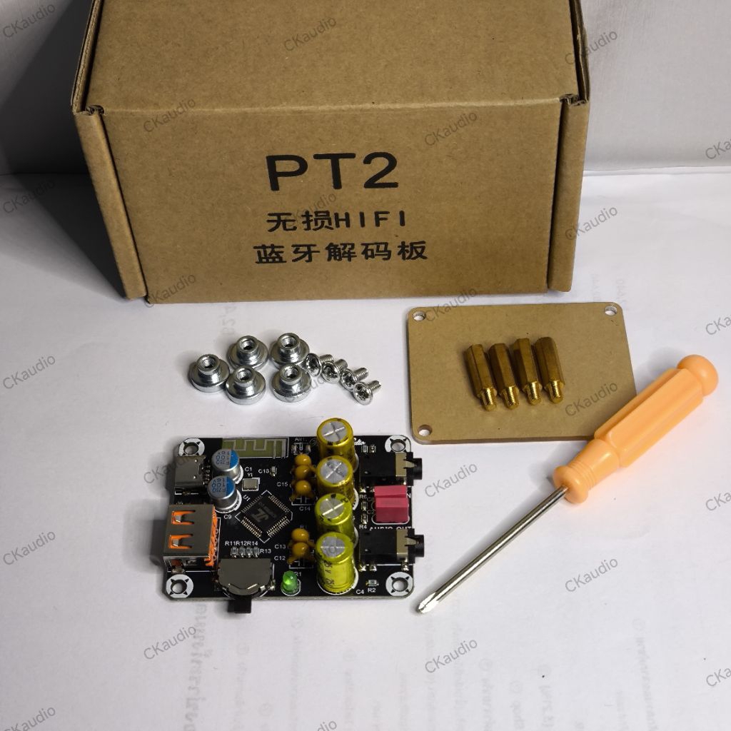 ZK PT2 แท้  ตัวรับสัญญาณบลูทูธDC 5V HiFi Bluetooth5.1 รองรับ app บอร์ดบลูทูธ บลูทูธแยก