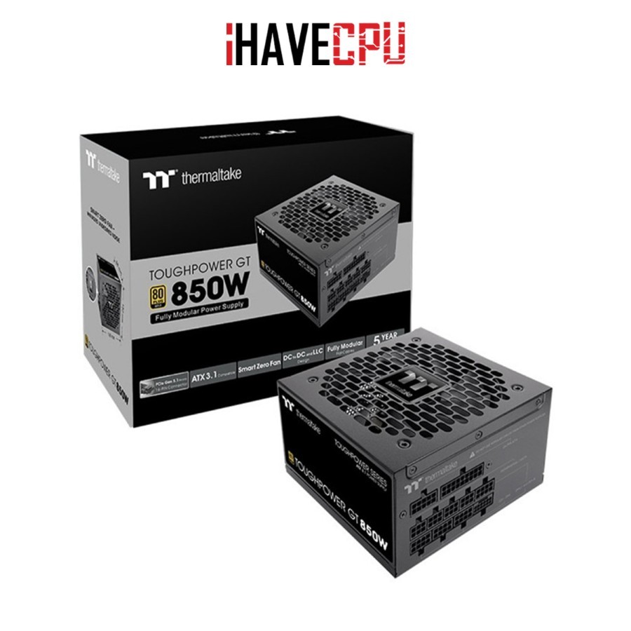 อุปกรณ์จ่ายไฟ (psu) iHAVECPU THERMALTAKE TOUGHPOWER GT 850W 80+GOLD