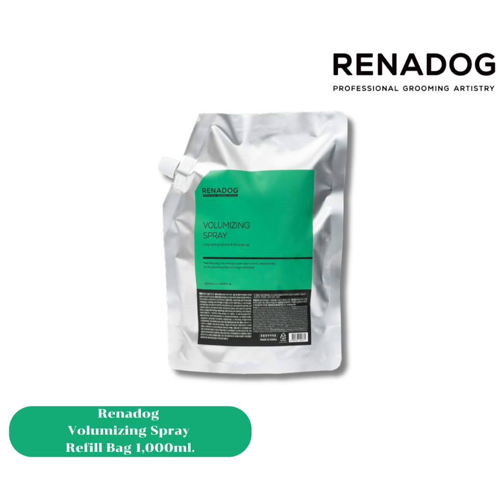 Renadog Volumizing Spray 240ml.,Refill Bag 1,000ml. สเปรย์เพิ่มวอลลุ่ม ป้องกันไฟฟ้าสถิตย์ — صورة 3