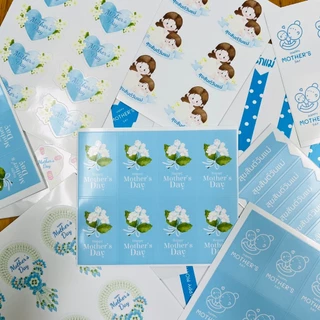 🔥สติกเกอร์กันน้ำ 100%💦 ชุดสติ๊กเกอร์วันแม่ "Mother's Day" มีหลายแบบหลายขนาด