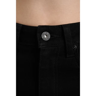 Mc JEANS กางเกงยีนส์ผู้หญิง ทรงขาเข้ารูป (Slim) เอวกลาง สีดำฟอกเข้ม MFSZ243 เนื้อผ้ายีนส์ 11.25oz