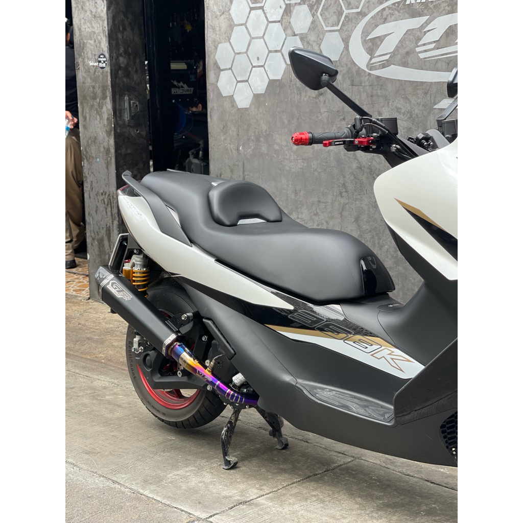 ชุดท่อแต่งZontes 368K ปลายดำพร้อมคอไทเท