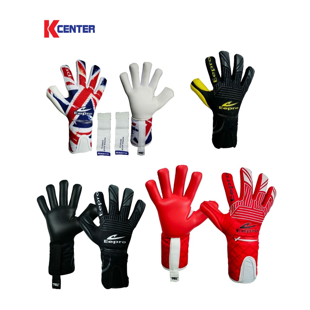 Eepro ถุงมือผู้รักษาประตู รุ่น LATOR SPEED S (EG10D2) มี FINGER SAFE 4 นิ้ว