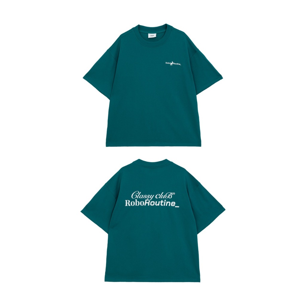 Classy Club - เสื้อยืด Oversize แขนสั้น รุ่น RoboRuotine T-Shirt - RoboRoutine Col. - รูปที่ 2