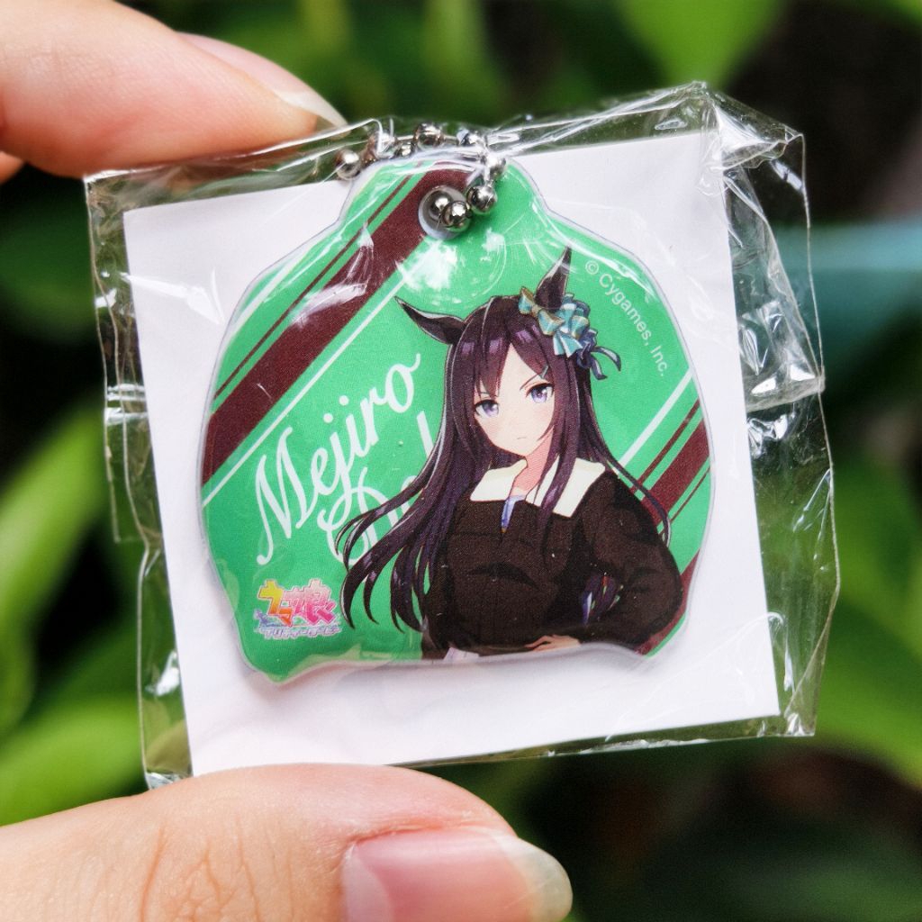 [พร้อมส่ง] Manhattan Cafe x Uma Musume Pretty Mejiro Dober Starp Keychain สาวม้า คอลเลปคาเฟ่ พวงยาง