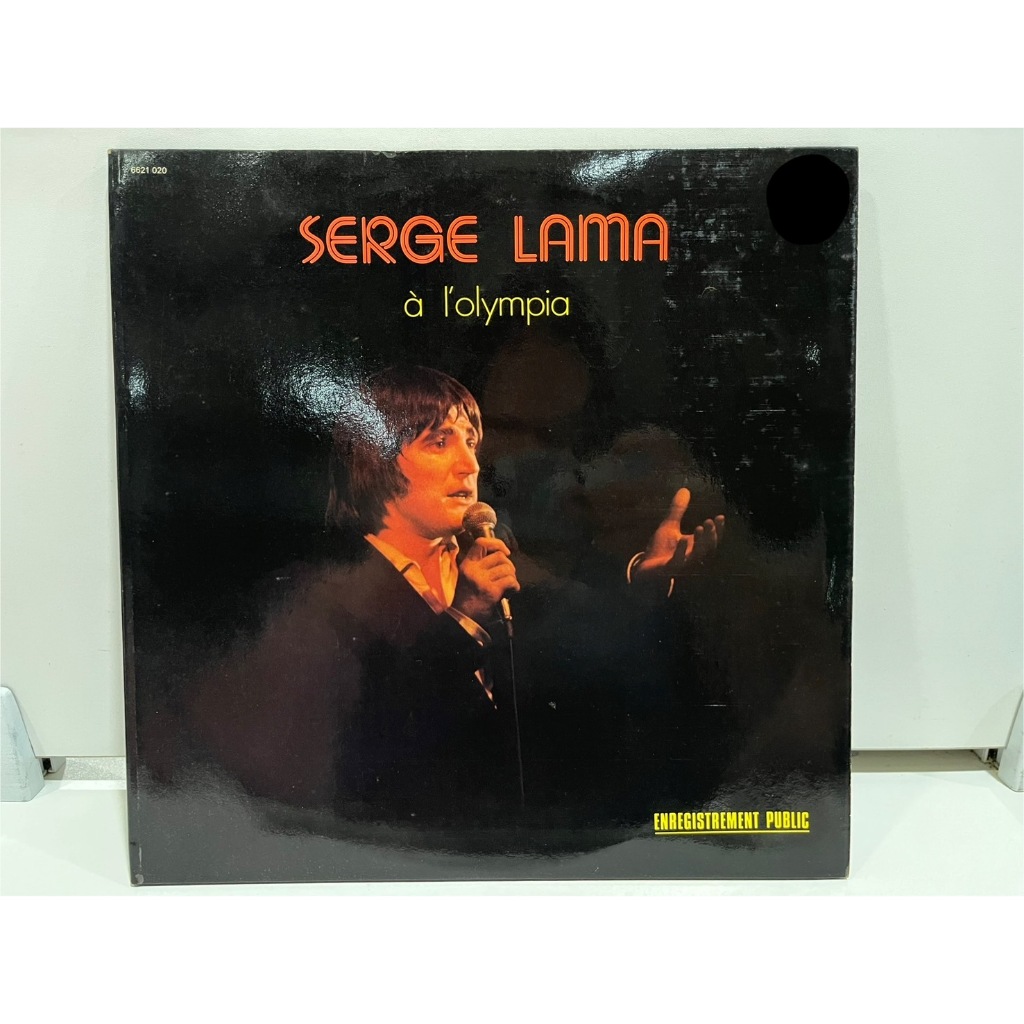 2LP Vinyl Records แผ่นเสียงไวนิล  SERGE LAMA à l'olympia // SERGE LAMA à l'olympia  (J3C6)
