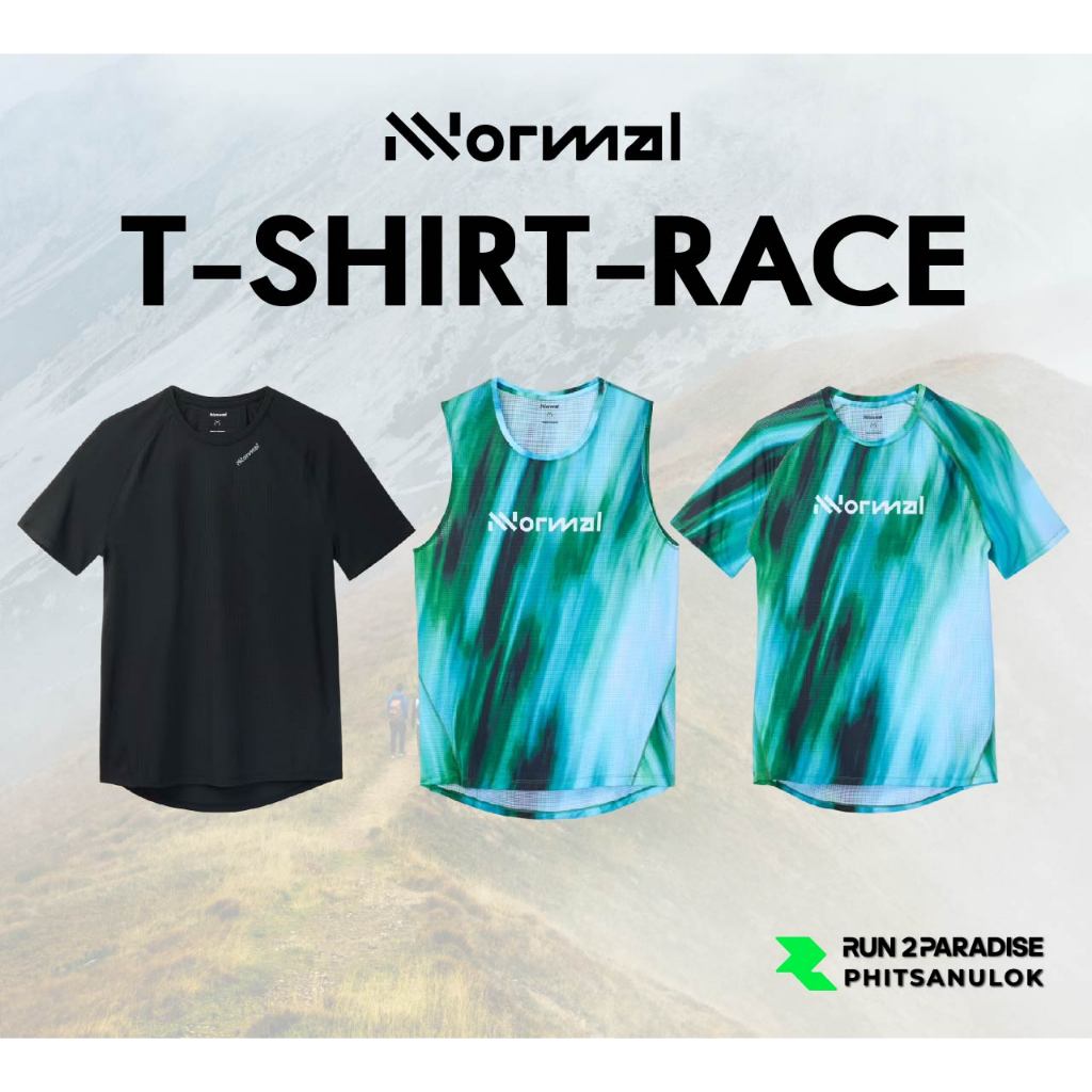 NNORMAL- RACE TSHIRT AND RACE TACK เสื้อกล้ามวิ่งน้ำหนักเบา