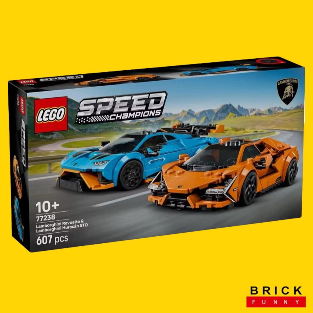 LEGO® Speed Champions 77238 Lamborghini Revuelto & Huracán STO