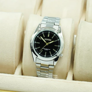 นาฬิกาข้อมือผู้หญิง SENKQ - เซนคิว แท้ รหัส SS100 หน้าปัดกลม สายสแตนเลส ไซค์เล็ก 2 CM. ไซค์ใหญ่ 3 CM. มีหลายสี