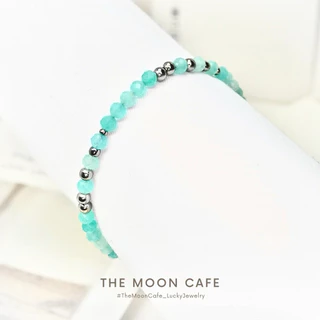AMAZONITE อะมาโซไนท์ หินแท้ | วาทะศิลป์ โอกาส ความหวัง แรงบันดาลใจ กำไลหิน นำโชค สร้อยข้อมือ เสริมดวง