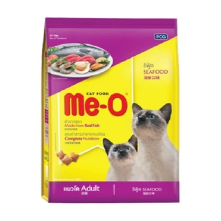 **ไลฟ์มีcode40%** [1.1- 1.2กิโลกรัม] มีโอ meo อาหารแมว Me-O ถุงสีเหลือง