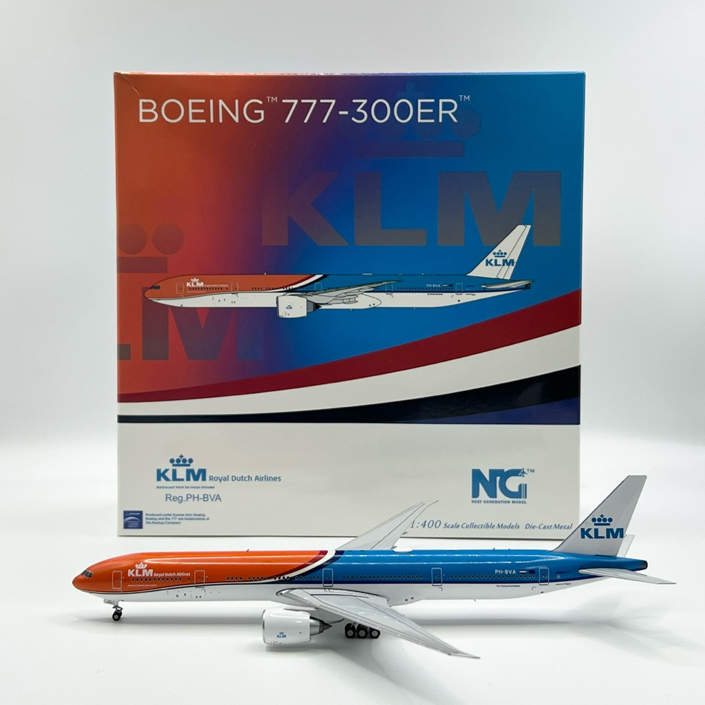 โมเดลเครื่องบิน KLM B777-300ER  PH-BVA [พร้อมส่ง]