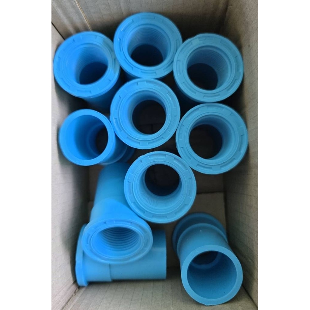 ต่อตรงเกลียวใน 3/4 (6หุน) มี10ชิ้น ข้อต่อ​พีวีซี​ขนาด​ต่าง​ๆ​ - รูปที่ 2