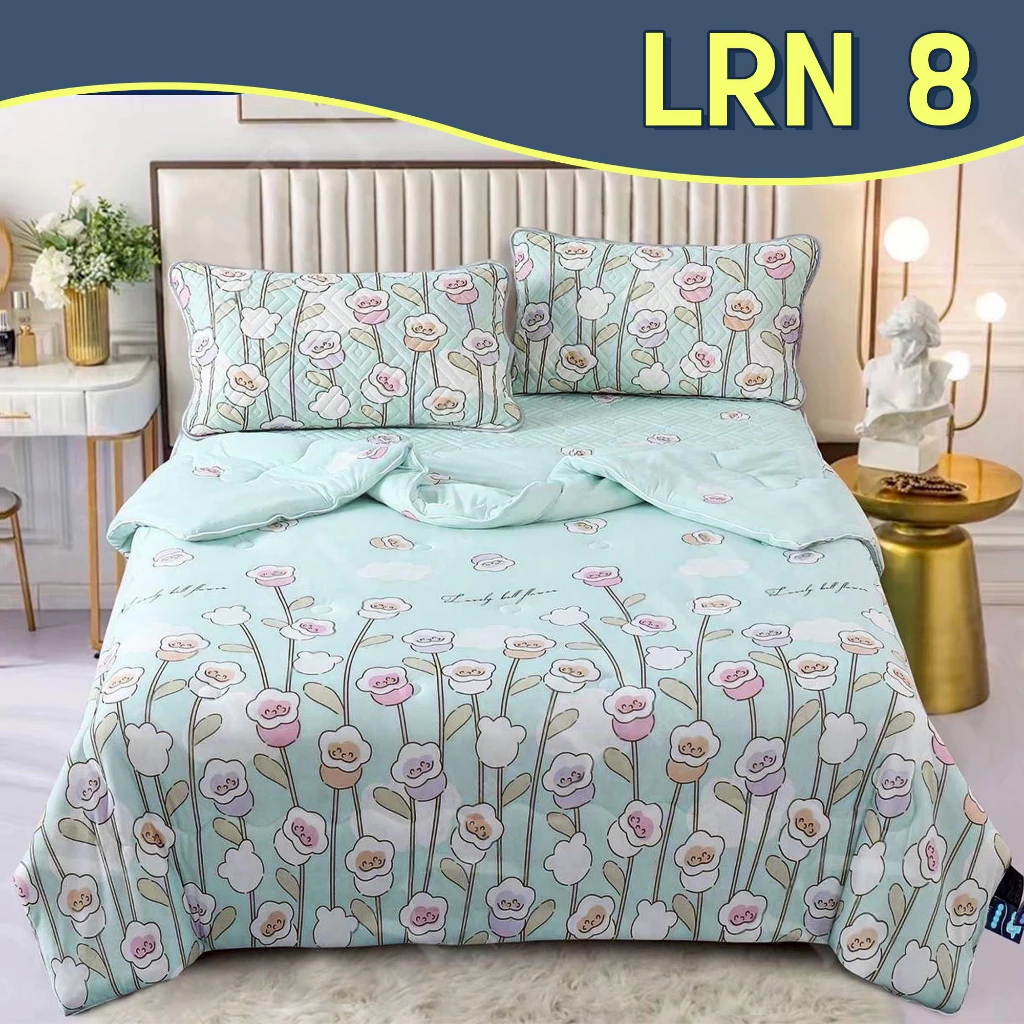 Dbedding ชุดผ้าปูที่นอนพร้อมผ้านวม รุ่นไหมน้ำแข็ง thumbnail 5