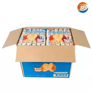 ขนมปังสอดไส้รสนมเปรี้ยว ตราShenghua 1ลัง144ชิ้น ไส้นมเปรี้ยว แป้งนุ่มหอมมัน
