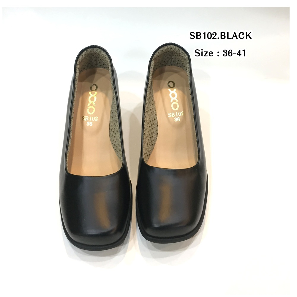 5ok รองเท้ารับปริญญา คัทชูนักศึกษา ผู้หญิง หัวตัด ส้น2นิ้ว ใหญ่กว่าปกติมีsizeใหญ่ถึง 47 SB102 SM3451 - รูปที่ 3