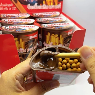ช็อกจิ้มเพลิน Choco Jim Pluen ตราเดมี่(1 ลังมี 8 กล่อง)