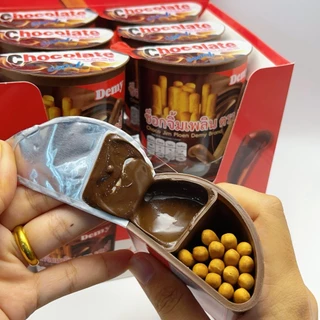 ช็อกจิ้มเพลิน Choco Jim Pluen ตราเดมี่(1 ลังมี 8 กล่อง)