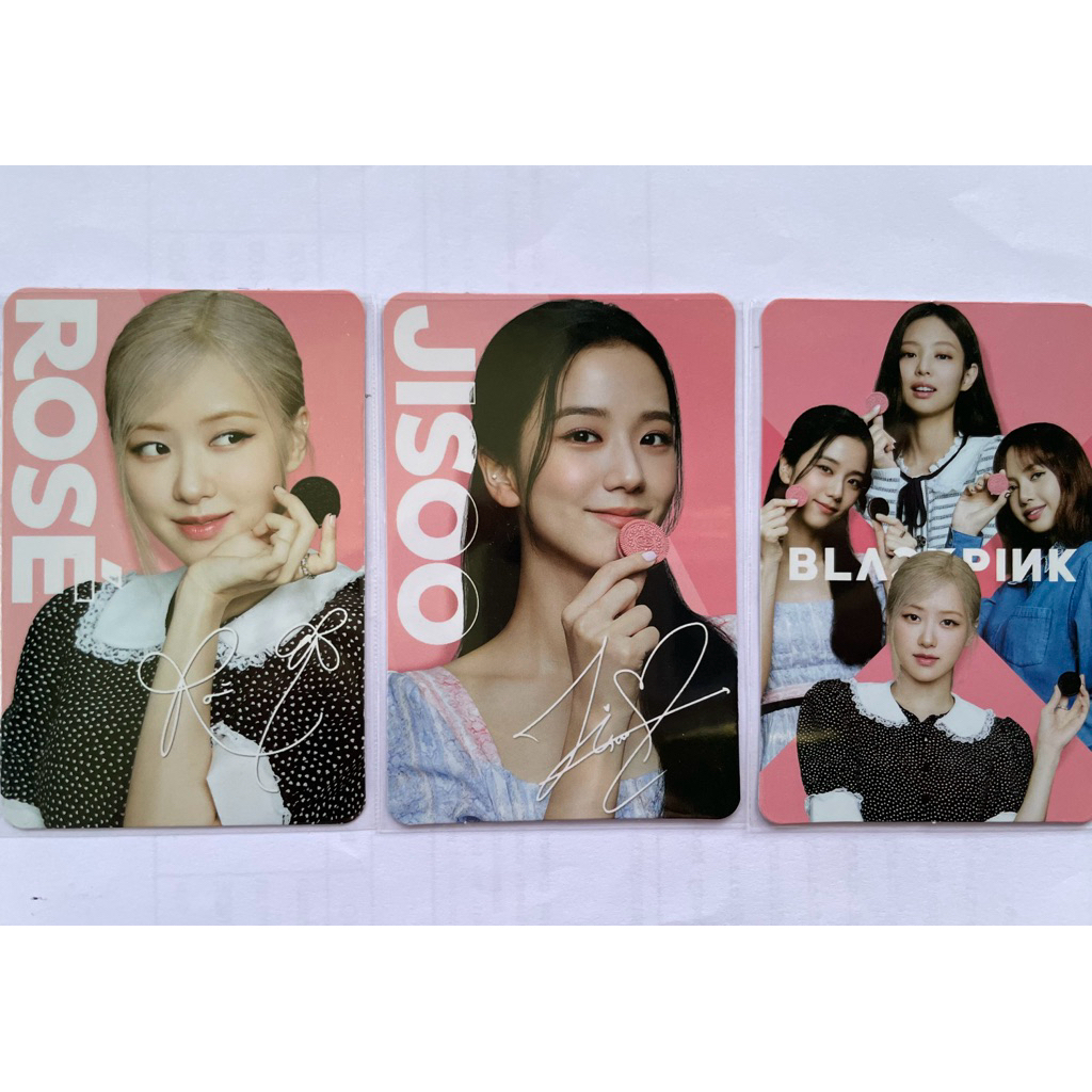 การ์ดสะสม oreo x blackpink การ์ดสะสม OREOxBABYMONSTER