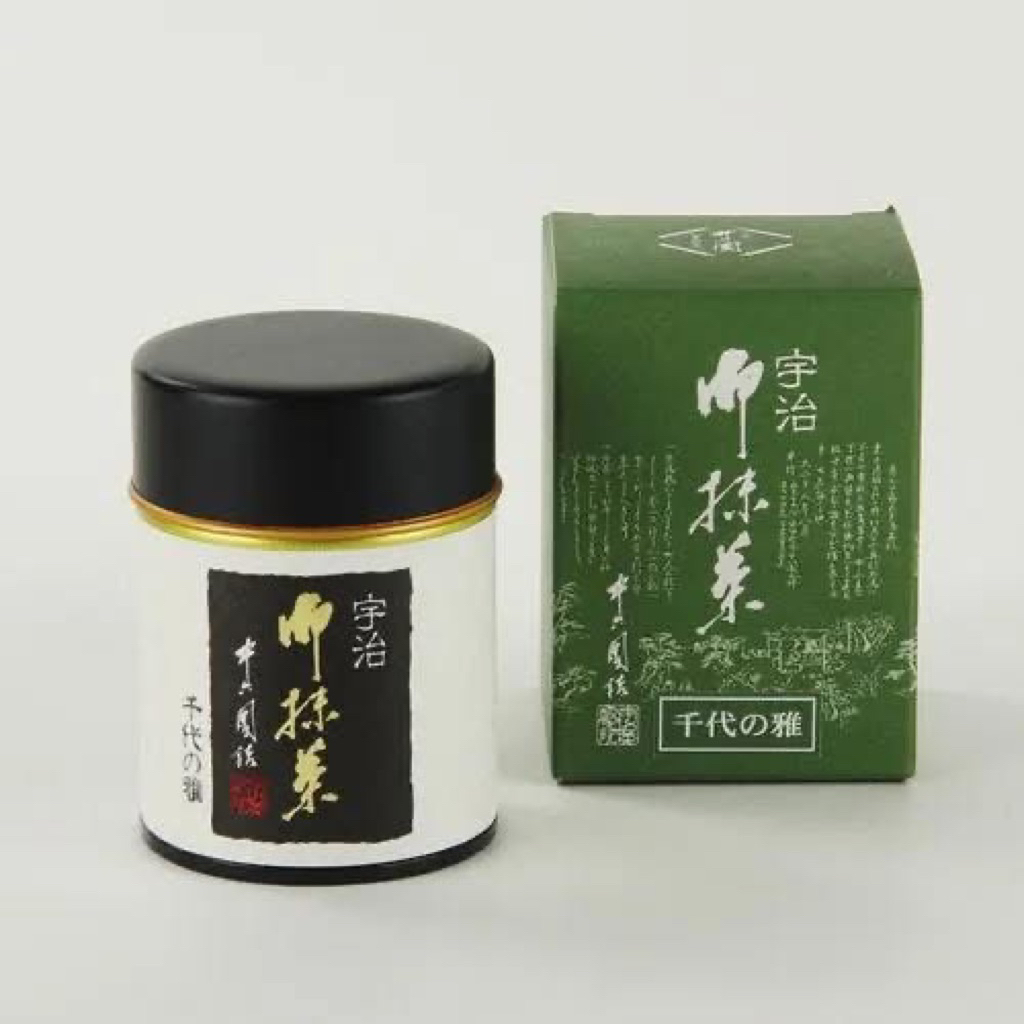 Chanokura chiyo no miyabi matcha มัทฉะเกรดพิธีการ พร้อมส่ง 30กรัม จากญี่ปุ่น