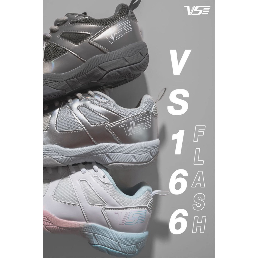 รองเท้าแบดมินตัน VS 166FLASH น้ำหนักเบา กันลื่น ใส่สบาย มี 3 สี แบรนด์ Venson ของแท้
