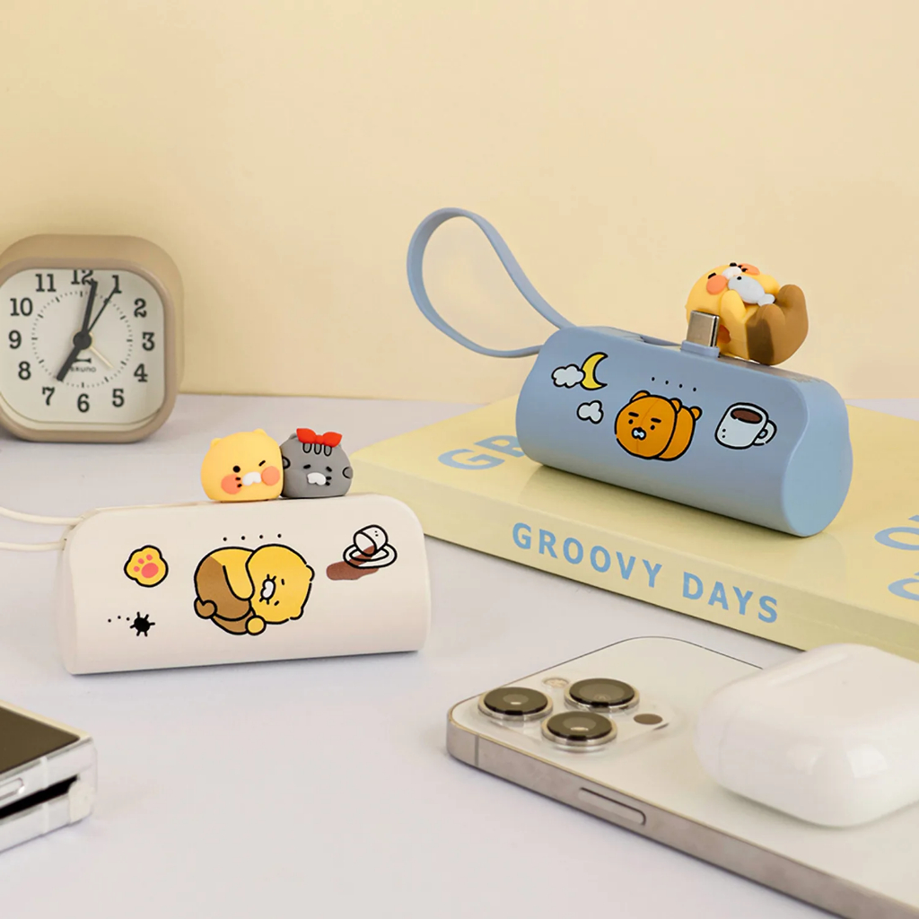 ( พร้อมส่ง ) Kakaofriends Choonsik Powerbank 5000mAh แบตสำรองพกพา