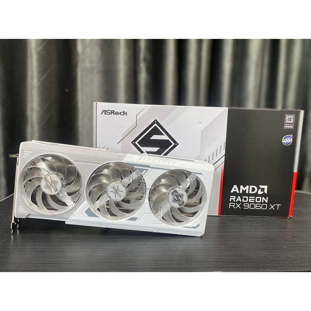 RX9060XT ASRock Steel Legend 8GB OC มือสอง ราคาสุดคุ้ม