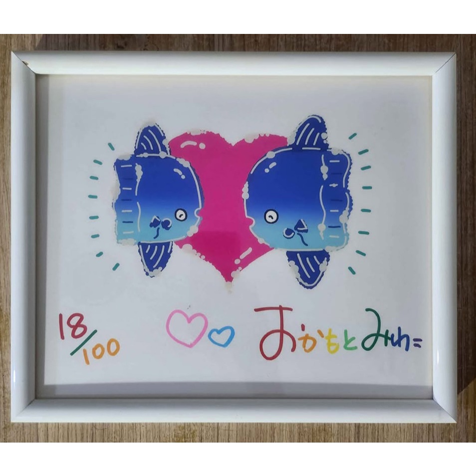 ภาพ Silkscreen โดยศิลปินญี่ปุ่น MIWAKO OKAMOTO